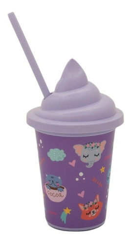 Imagen 3 de 10 de 4 Vaso Sorbete Infantil Niños Regalo Souvenir Reutilizable