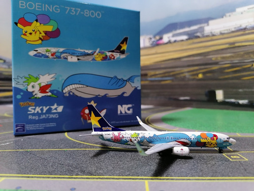 Avion A Escala Skymark Airlines  Pokemon #2  Ng Models 1:400