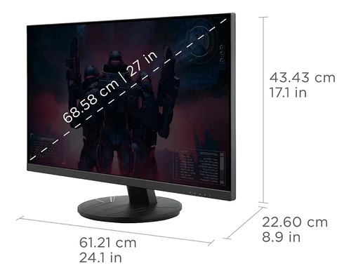 Monitor Gamer Viewsonic Vx2716a 27 1080p 1ms 120hz (oc) Ips