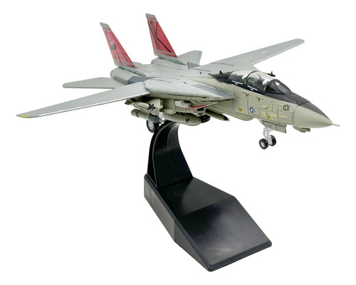 Avión De Escala 1/100 F 14, Modelo Fundido A Presión,