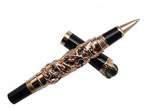 Bolígrafo De Tinta Líquid Zoohot Golden Jinhao Dragon Roller