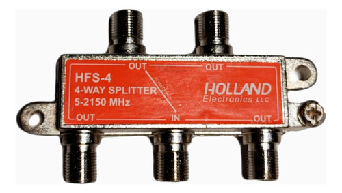 Splitter Coaxial Holland 1x4 - Hfs-4