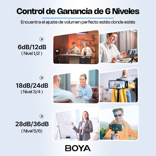 Micrófono Inalámbrico Para Celular Boyalink V2 Profesional