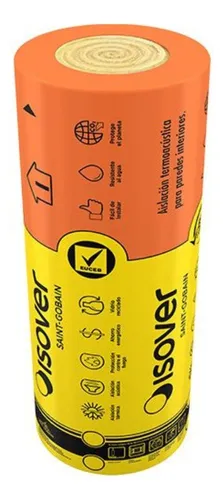 Lana De Vidrio Acustiver R 100mm 0.40 X 7.50 Rollo 9 M2 Niza
