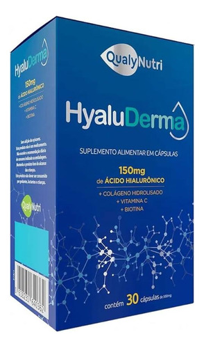 Kit Hyaluderma Qualynutri Com 3 Caixas De 30 Cápsulas Cada