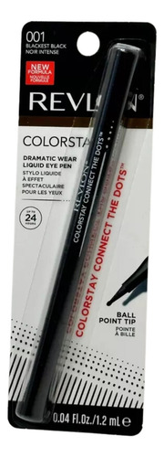 Revlon Colorstay Liquid Eye Pen Black - Delineador Liquido Cor Preto Efeito Mate