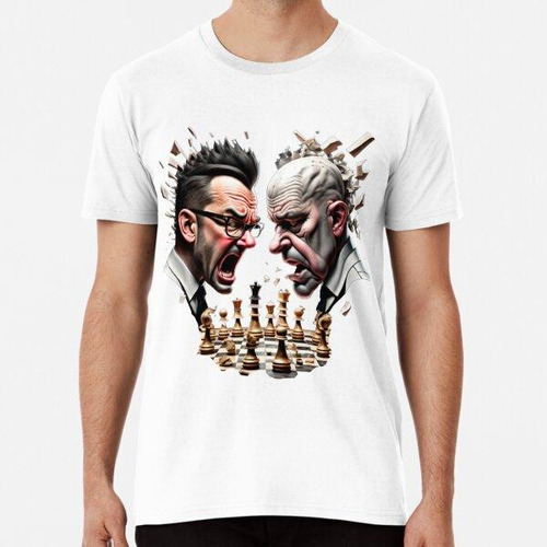 Remera Jugadas De Ajedrez De Crazy Man Algodon Premium