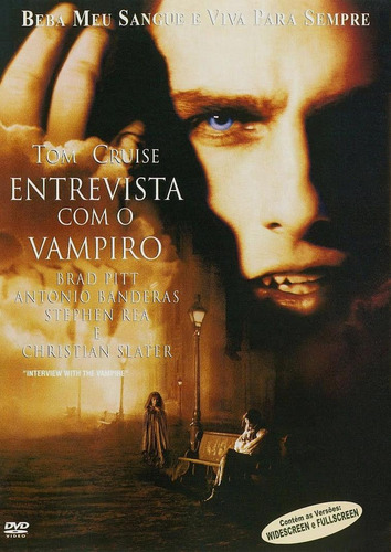 Entrevista Com O Vampiro - Dvd - Tom Cruise - Brad Pitt