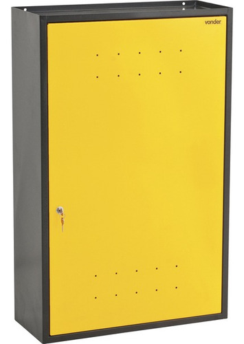 Armário De Parede Com 1 Gaveta Vonder Cor Amarelo/preto