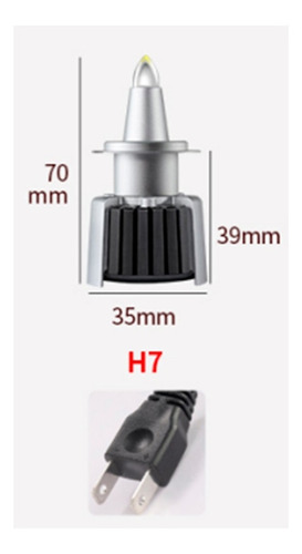 Luces Bajas Turboled H7 Canbus Opel Mokka / Turboledauto