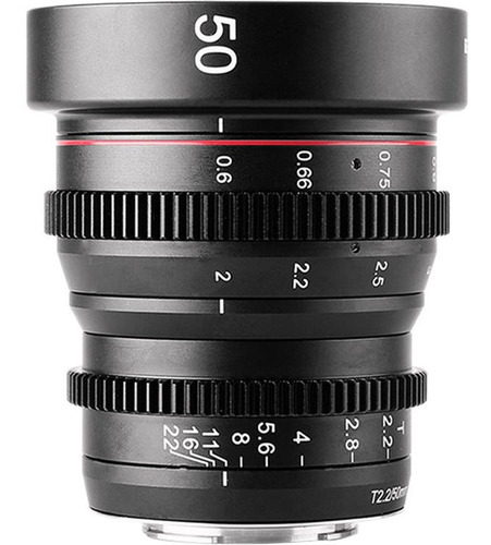 Meike 50mm T2.2 Manual Focus Cinema Lens (mft Mount)