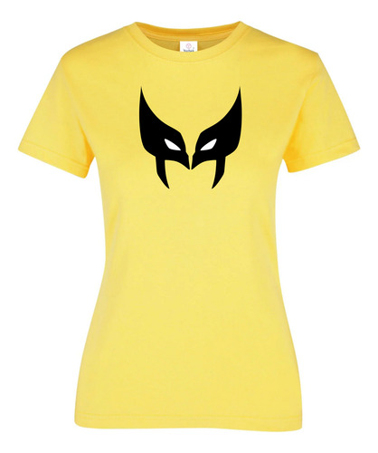 Playera Mujer Wolverine Marvel Manga Corta Cuello Redondo