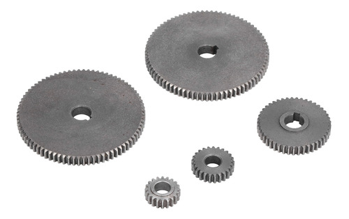 Gear Part, 5 Piezas, Accesorio Para Torno Metálico Mini T80,