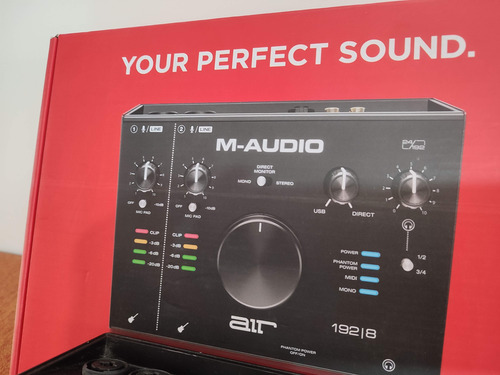 Interfaz M-audio Air 192|8 Usb Placa De Audio Negro (Usado)