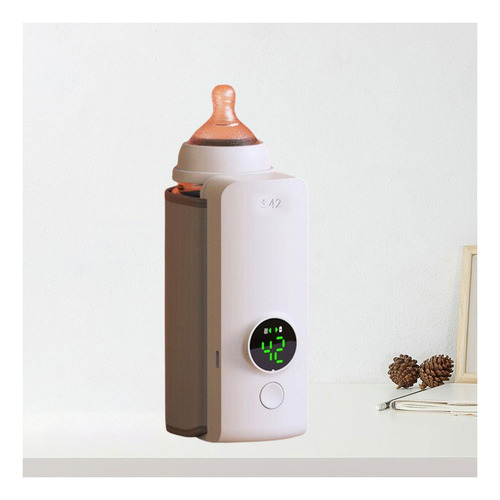 Aquecedor De Mamadeiras Recarregável Com Visor Lcd
