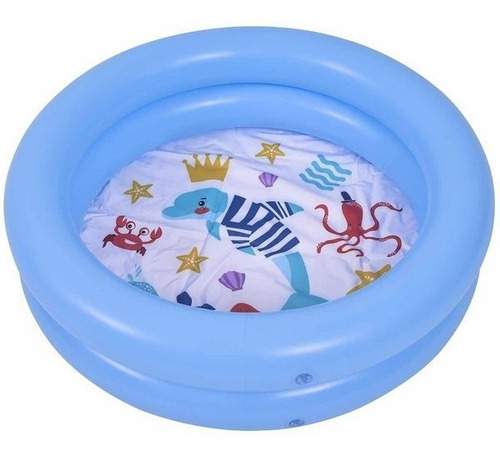 Pileta Inflable 2 Aros Infantil 76x20cm 46l Jilong 57157