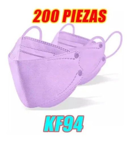 Máscaras Protectoras Reutilizables Kf94 De 200 Piezas