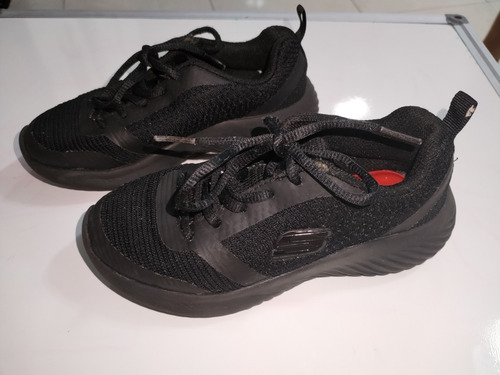 Zapatos Skechers Negros Colegiales