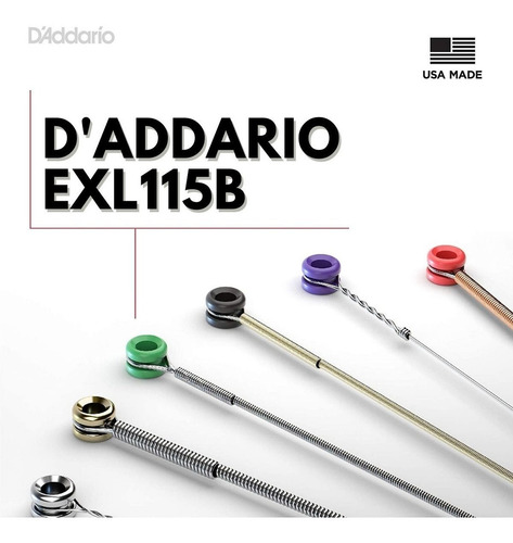 Encordoamento Guitarra 011 Daddario Exl115-b +1a Corda Extra