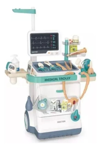 Set De Juego Consultorio Medico Electrocardiograma 26 Pzas