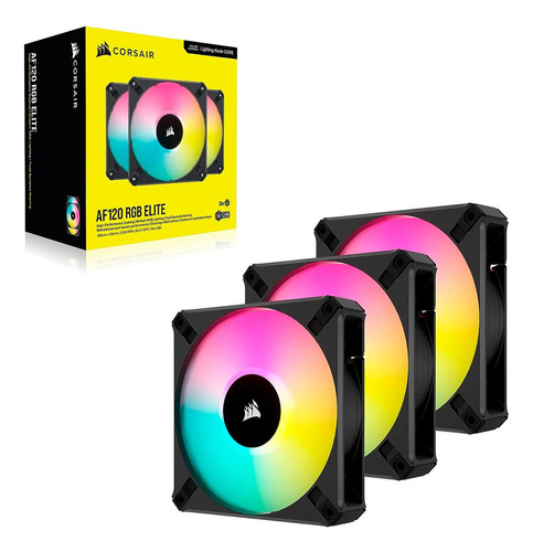 Cooler Fan Corsair Af120mm Rgb Elite X3 Pack