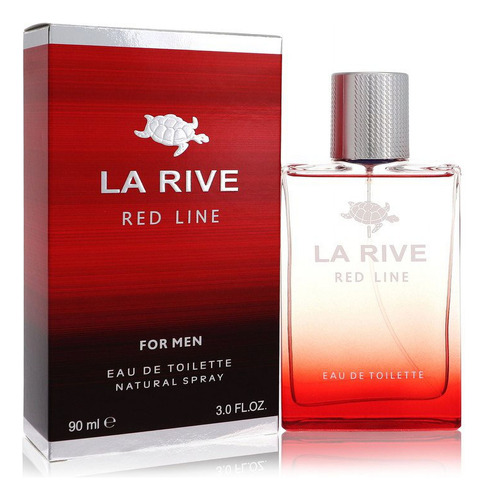 Edt 3.0 Onzas Red Line Por La Rive Para Hombre En Spray