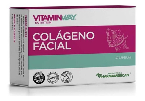 Colágeno Facial X 30 Caps Vitamin Way