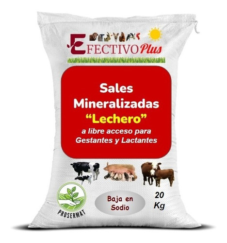 Sales Minerales Para El Ganado Lechero 40kg 