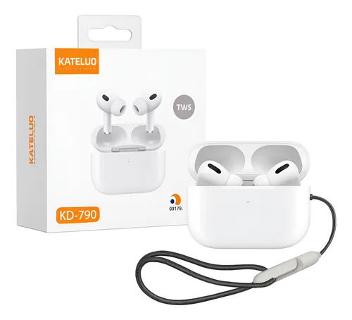 Fone De Ouvido Sem Fio Tws Bluetooth Kateluo Kd790 Cor Branco Ant...