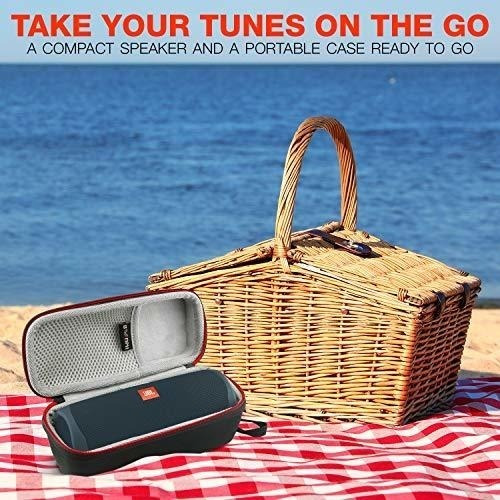 Imagen 6 de 7 de Parlante Jbl Flip 5 Inalambrico Impermeable Con Funda Azul