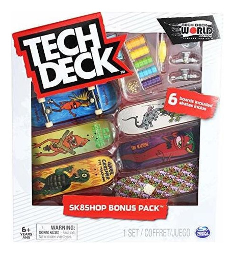 Patineta Para Dedos - Tech-deck Sk8shop Bonus Pack Toy Mach