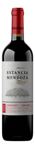 Vino Estancia Mendoza Malbec Cabernet X750 Ml