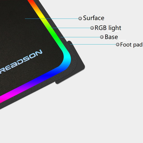 Mouse Pad De Metal Antiderrapante Grande Mouse Pad Usb Para