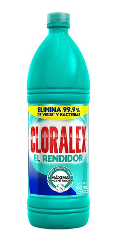 Blanqueador Cloralex El Rendidor De 950 Ml