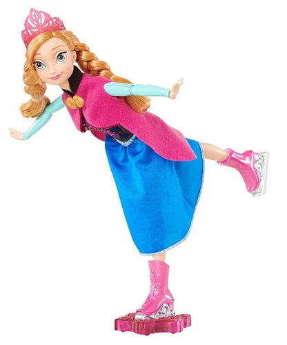 Disney Frozen Anna Patinadora Sobre Hielo Original Mattel