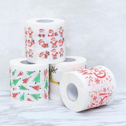 Papel Higiênico Impresso Branco