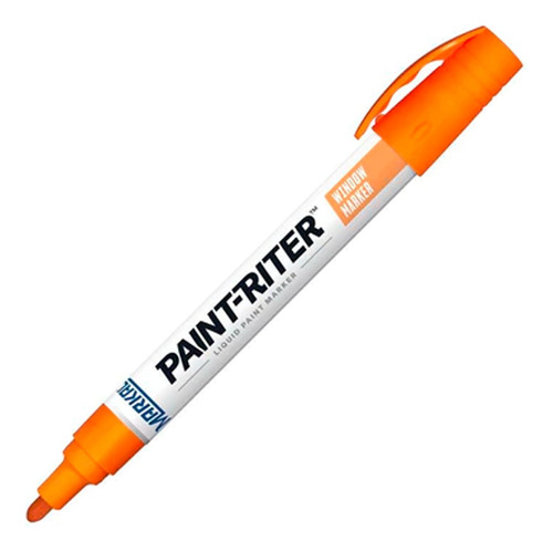 Marcador Paint Riter Para Vidrio Naranja (12 Pzas)