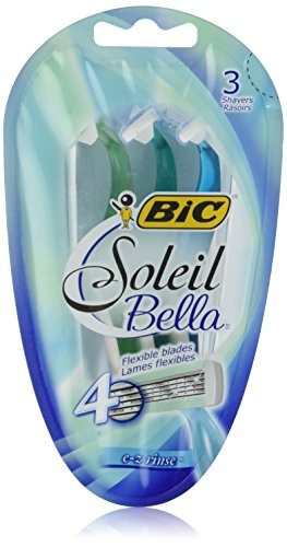 Maquinilla De Afeitar Desechable Bic Soleil Bella Para Mujer