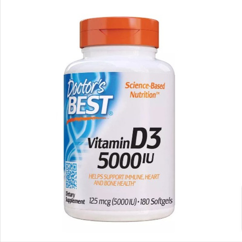 Vitamina D3 180caps Doctor Best - Unidad a $439