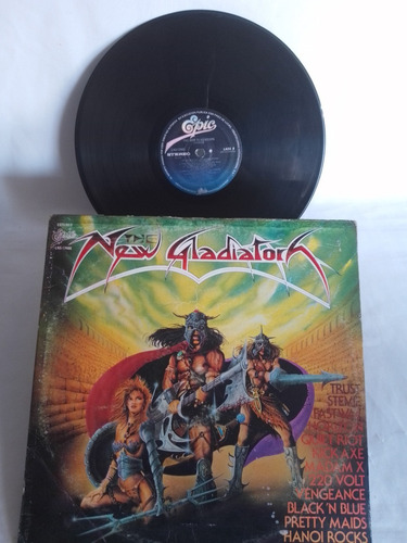 Lp Disco De Acetato De The New Glatiator Quiet Riot Kick Axe (Usado)