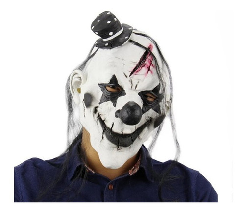 Mascara Usada Halloween Fiesta Cosplay Payaso Terror Adultos