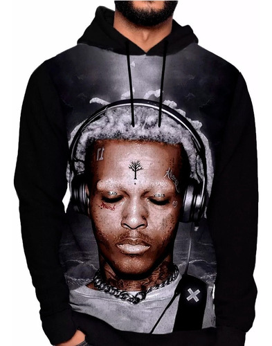 Blusa Moletom Xxxtentacion Jahseh Dwayne Rapper Look At Me 1 | Mercado Livre