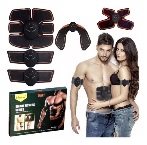 Electroestimulador Abdominal Brazos Cuerpo 5 En 1 Ems Fitnes