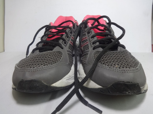 Tenis Asics Original Preto Cinza E Rosa Numero 39