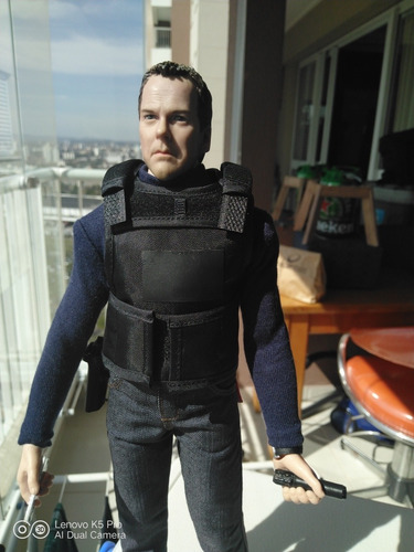 Jack Bauer Action Figure 24 Horas Tático Customizado