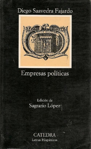 Libro Empresas Politicas De Diego De Saavedra Fajardo
