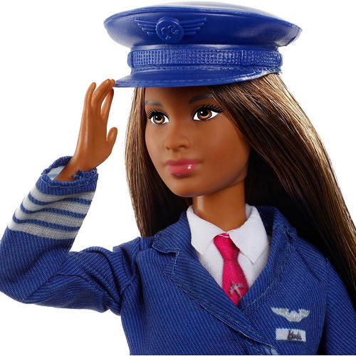 Muñeca Barbie Piloto Carreras 60 Aniversario Mattel Gfx25
