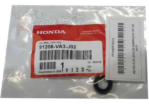 Reten Eje Leva De Embrague Original Honda Cr 125 83 - 07 - Powertech Motos