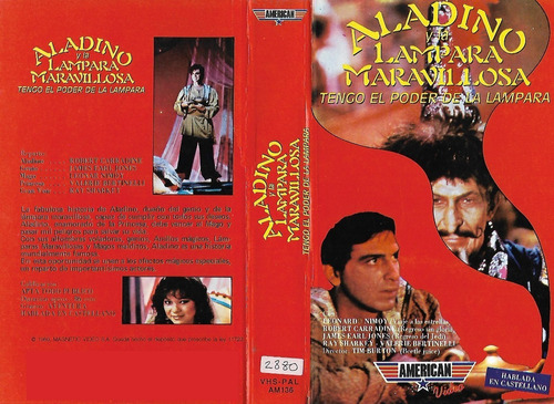 Aladino Y La Lampara Maravillosa Vhs Tim Burton
