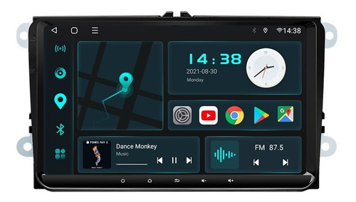 Estereo Vw Passat/vento Android Auto Carplay 9'' Bt Q53pro